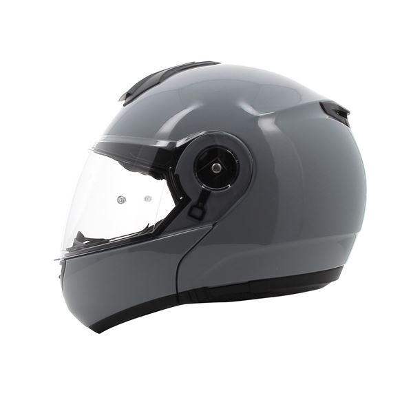Casque moto modulable Switch gris brillant NOVIC taille L