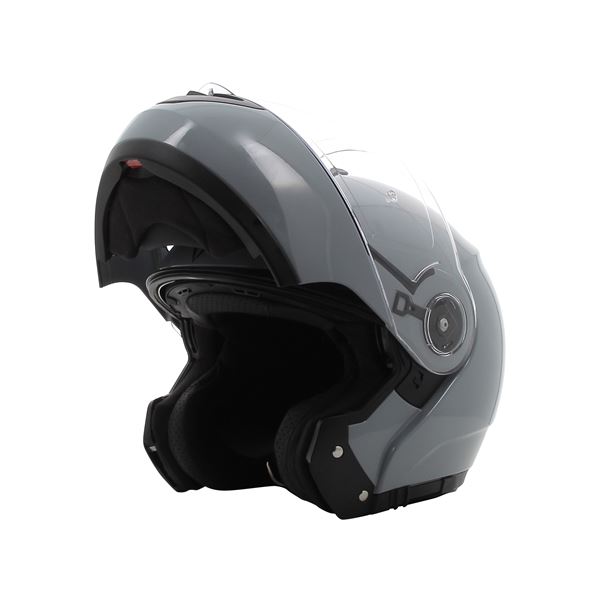 Casque moto modulable Switch gris brillant NOVIC taille XL