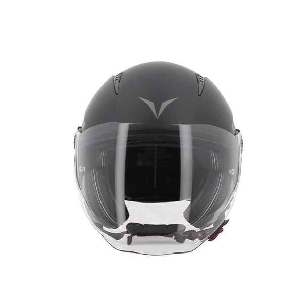 Casque moto jet Rever noir mat NOVIC taille S