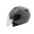 Casque moto jet Rever gris brillant NOVIC taille L