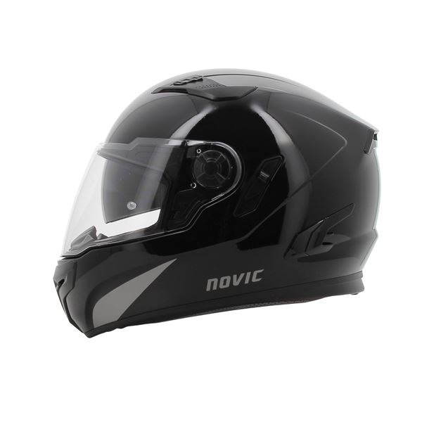 Casque trottinette électrique Noir brillant 