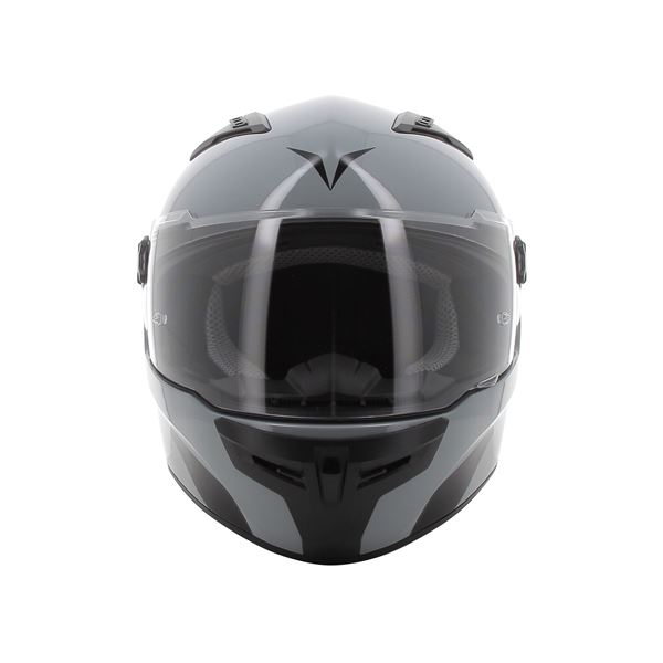 Casque moto intégral Rever gris brillant NOVIC taille M
