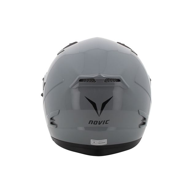 Casque moto intégral Rever gris brillant NOVIC taille M