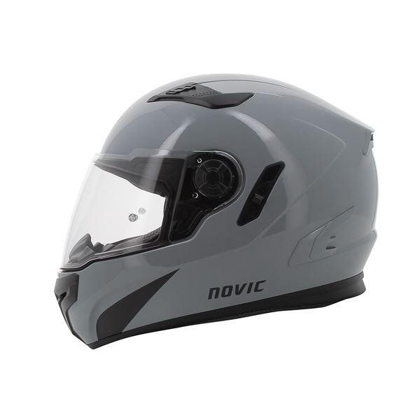 Casque moto intégral Rever gris brillant NOVIC taille M