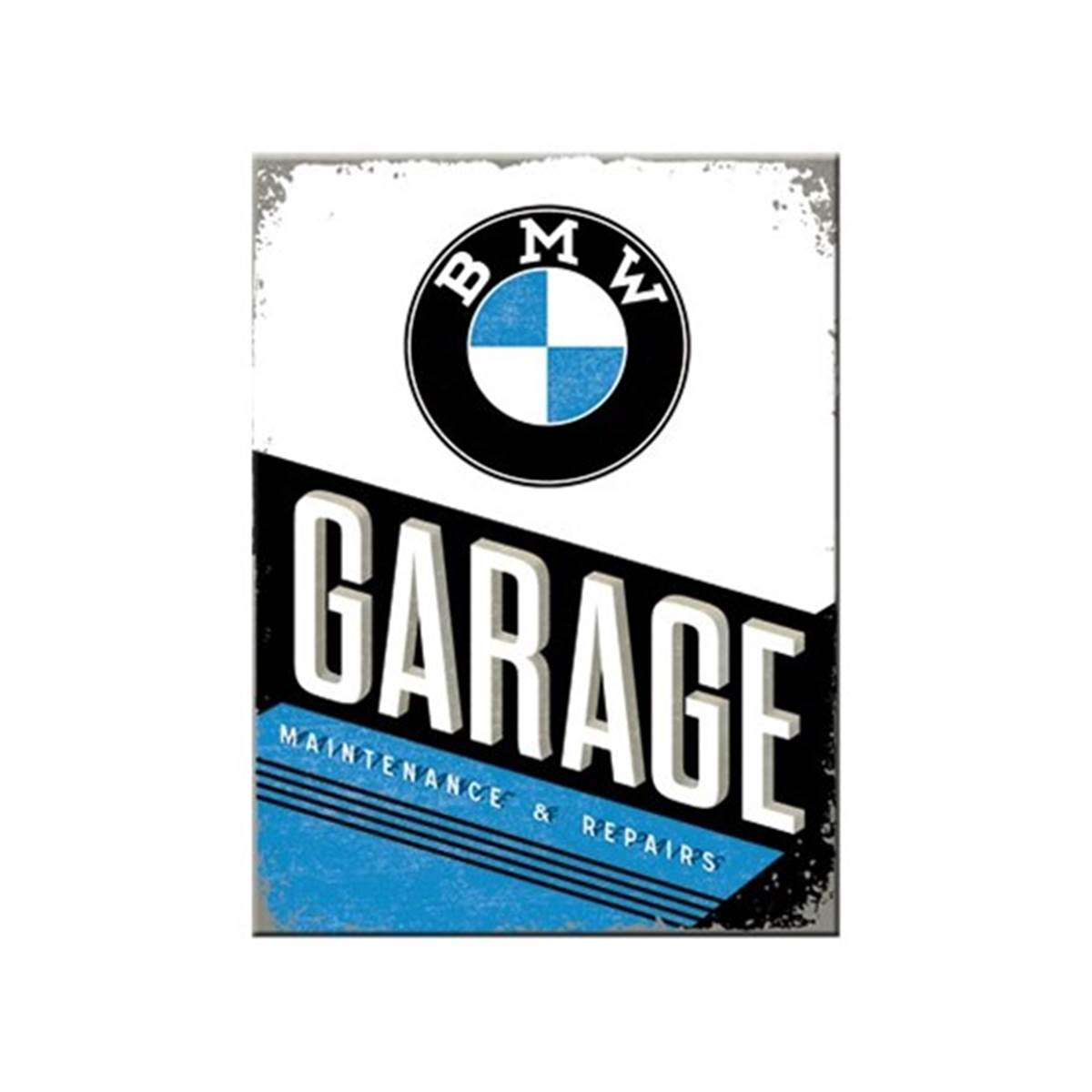 Magnet 8x6 Cm Bmw Garage