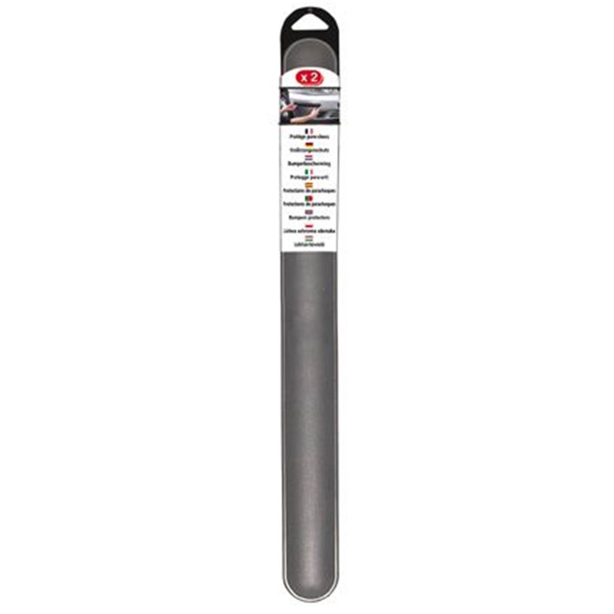 2 Protections de pare-chocs grises 51 cm