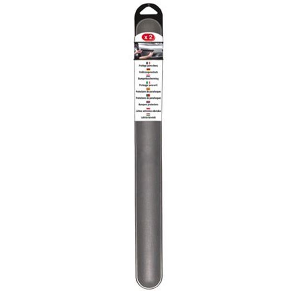 2 Protections de pare-chocs grises 51 cm