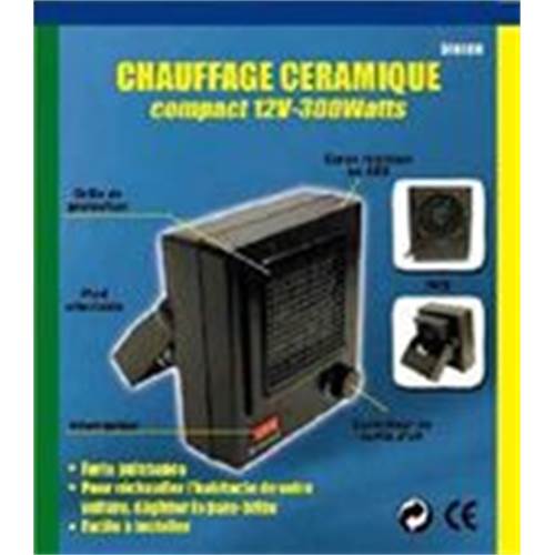 Chauffage D Appoint 12 Volts 300 Watts Feu Vert