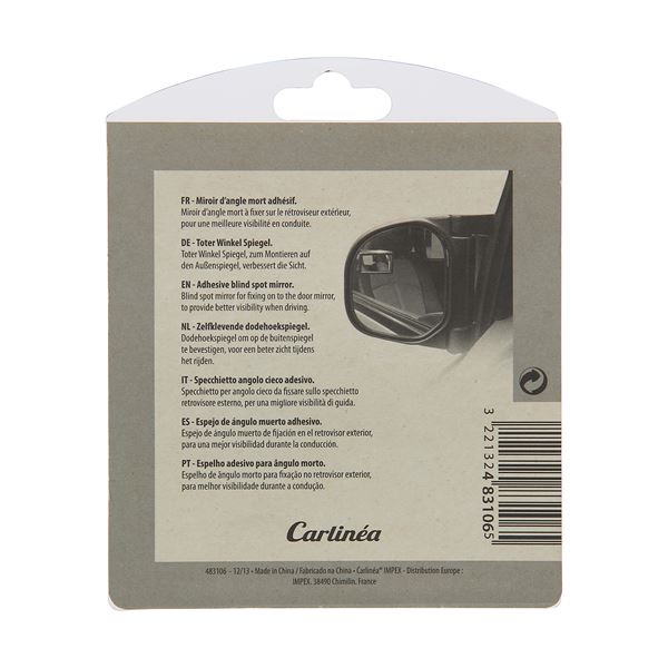 Miroir d'angle mort petit modèle Carlinea