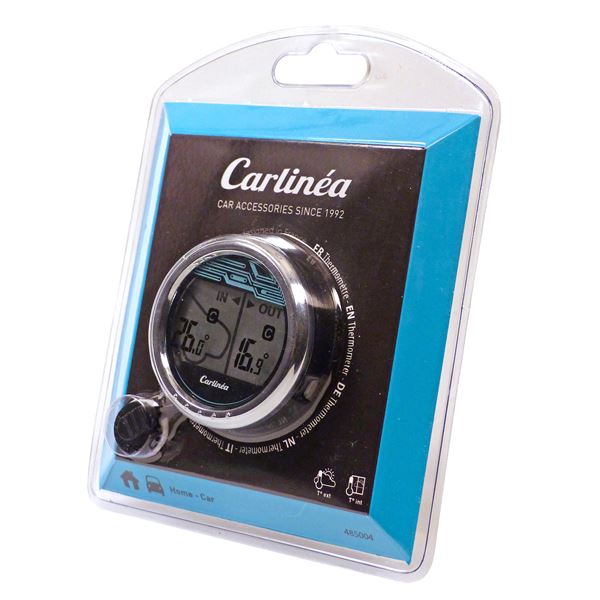 Thermomètre de voiture CARLINÉA à affichage digital de la température  intérieure et extérieure