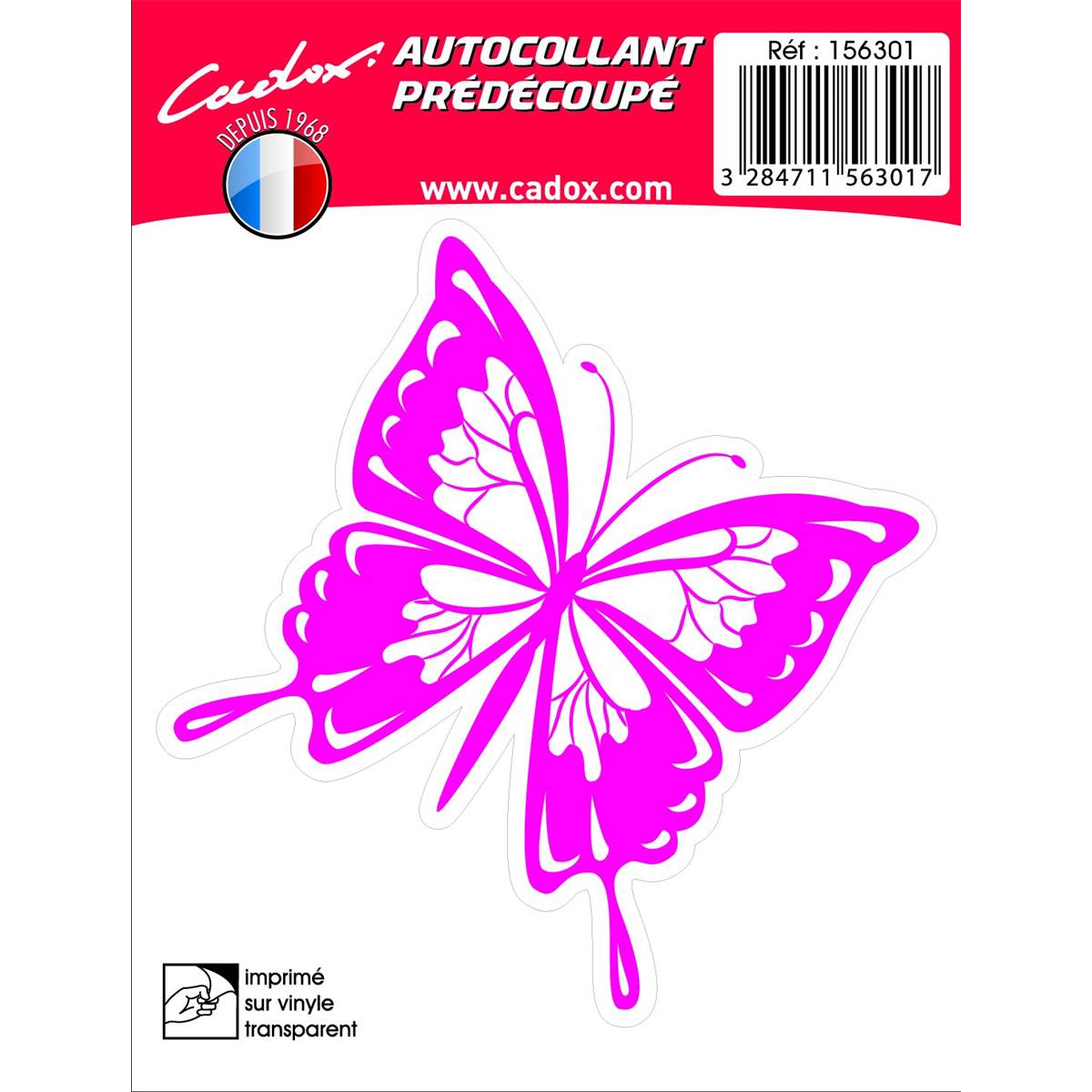 Adhésif Car Papillon Cadox