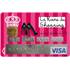 Autocollant pour CB "reines du shopping"