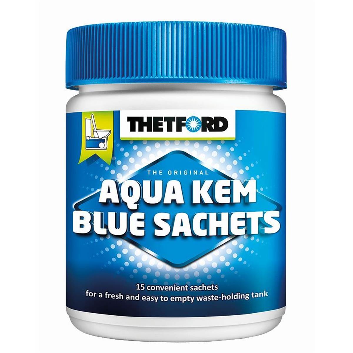 12 Sachets Wc Aqua-kem Bleu Thetford