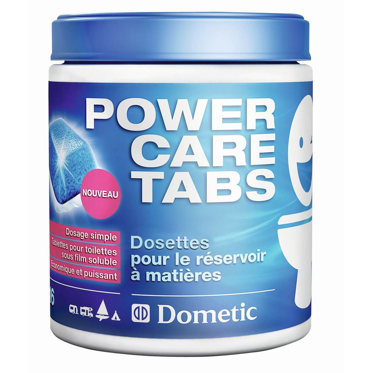 Powercare Tabs Blue Tablettes Wc Dometic X16