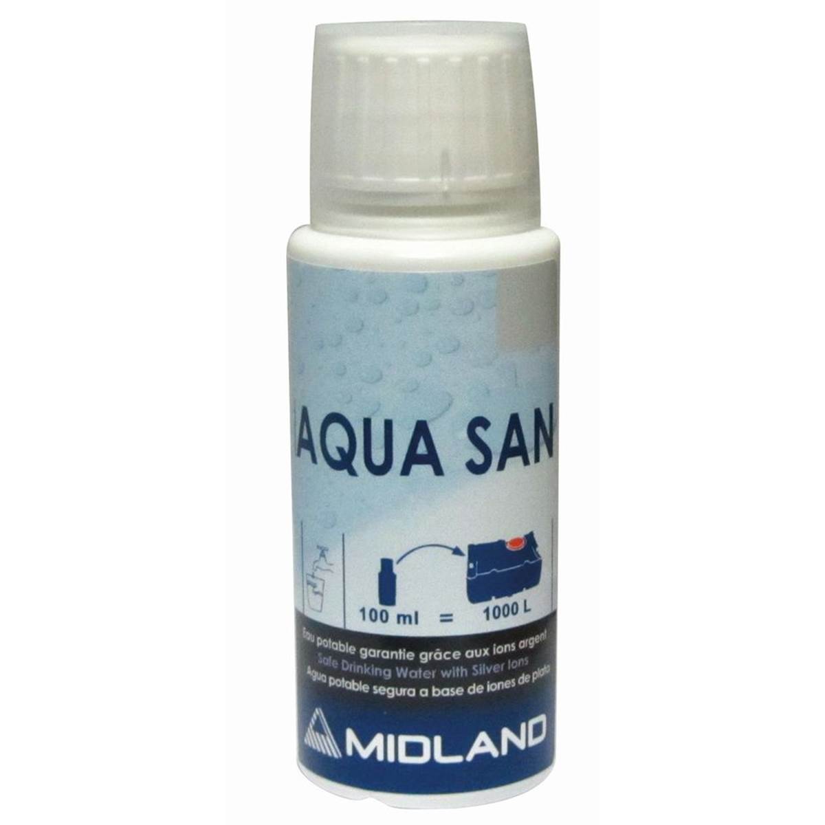 Purificateur D'eau Aqua San 100 Ml Midland