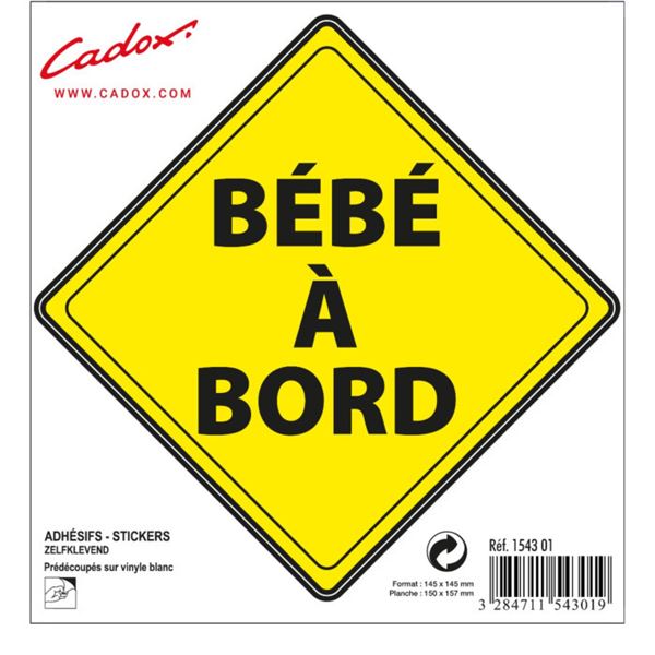 ADHESIF BEBE A BORD