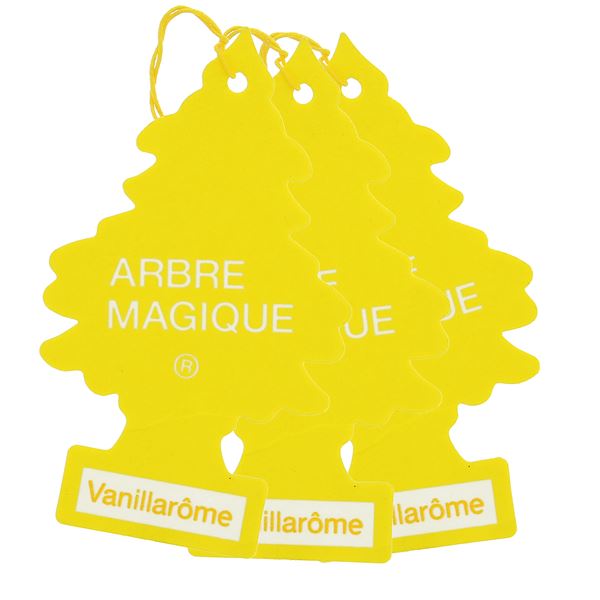 3 Désodorisants Arbre Magique Vanille