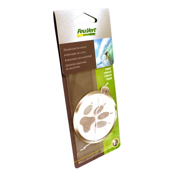 Désodorisant plaquette Feu Vert senteur tonic