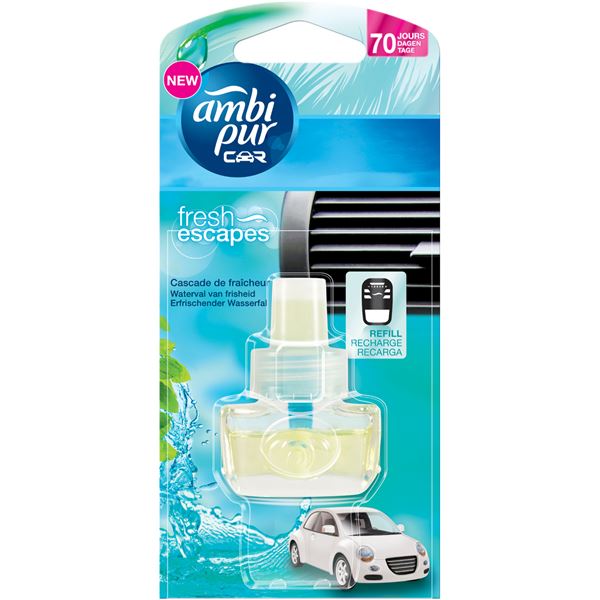 Desodorisant AMBI PUR Aqua + recharge - accessoires auto