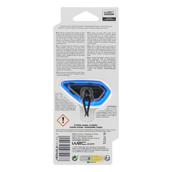 Désodorisant voiture Stick Rallye senteur sport WRC