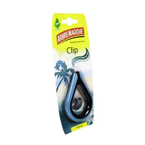 Désodorisant voiture Arbre Magique Clip tropic