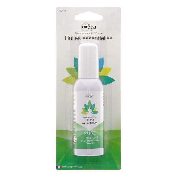 Désodorisant voiture spray senteur pure, Air Spa