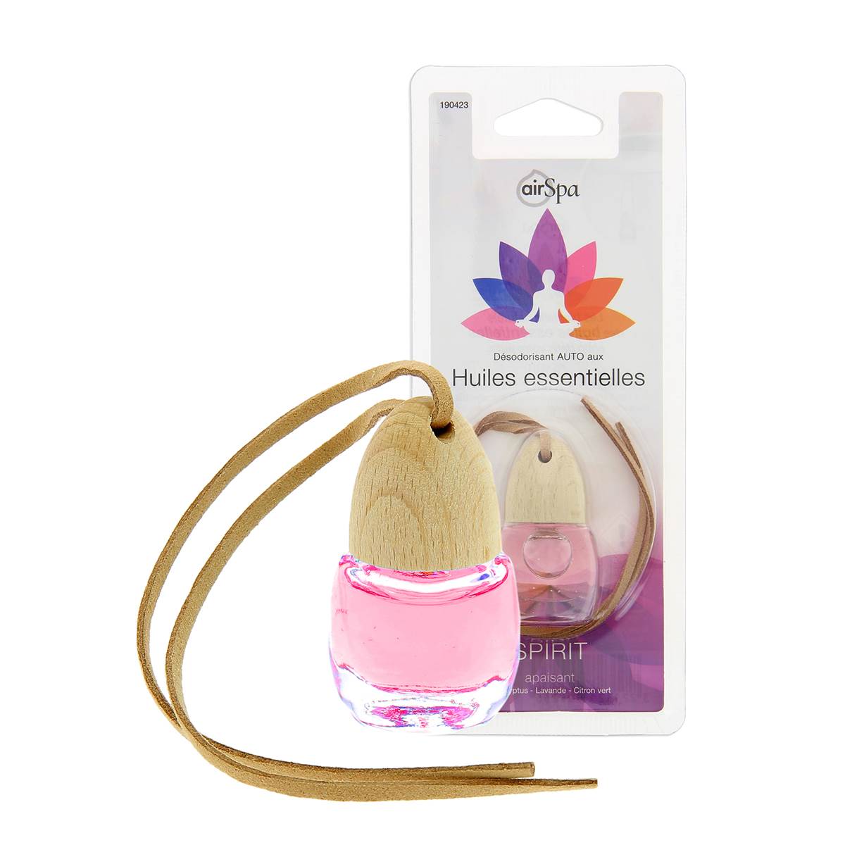 Désodorisant À Base D'huiles Essentielles Air Spa Flacon Senteur Spirit
