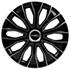4 Enjoliveurs WRC 15" N°15 Noir/Argent