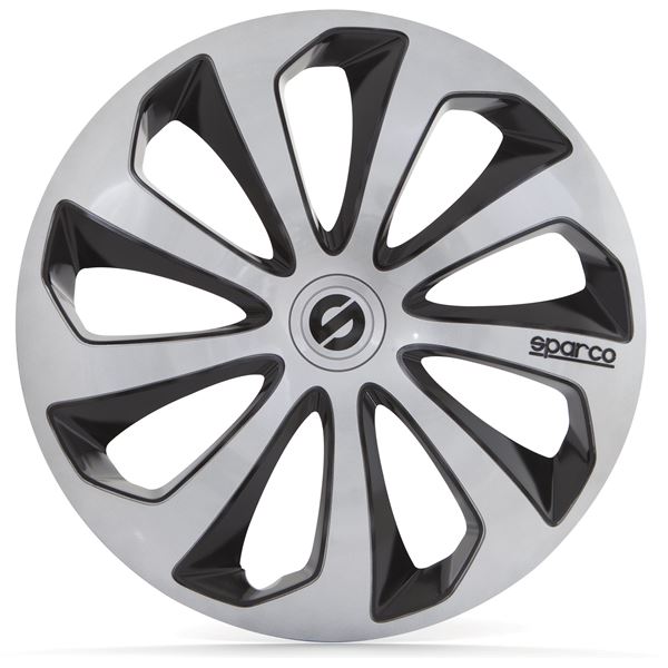 4 Enjoliveurs Sicilia noir 16' Sparco