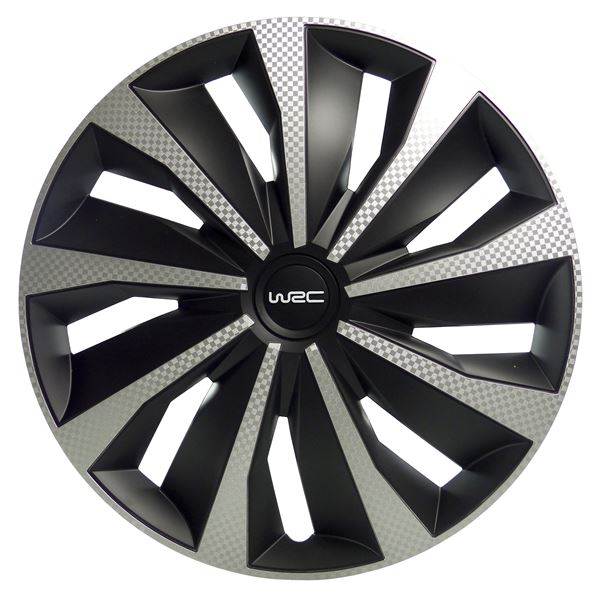 4 enjoliveurs 16 pouces carbone WRC