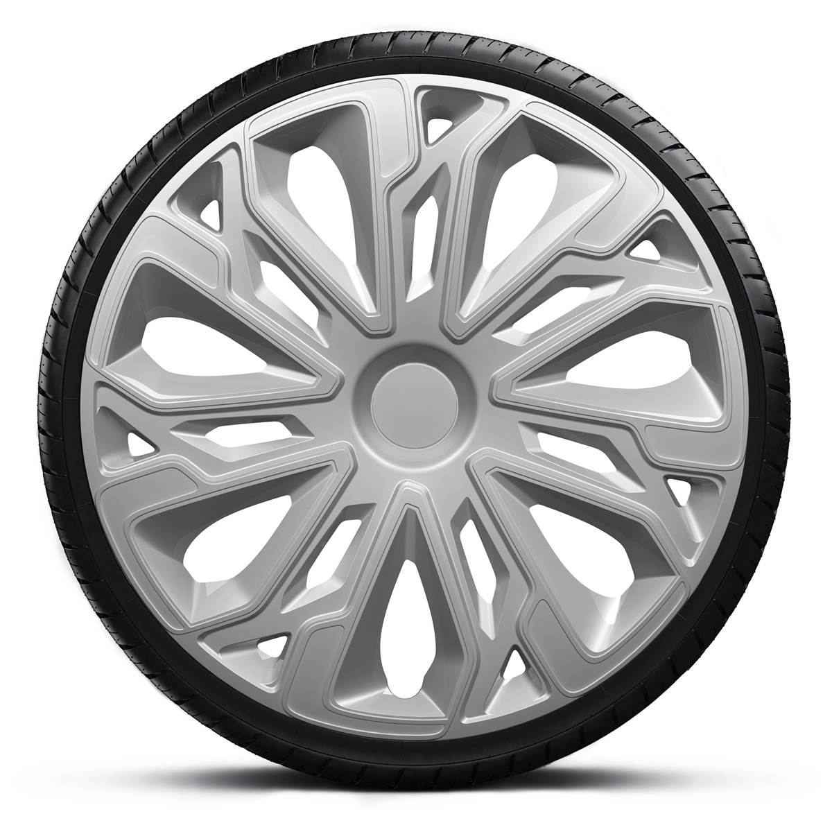 Enjoliveurs (4 pièces) 13 Pouces Feu Vert 01