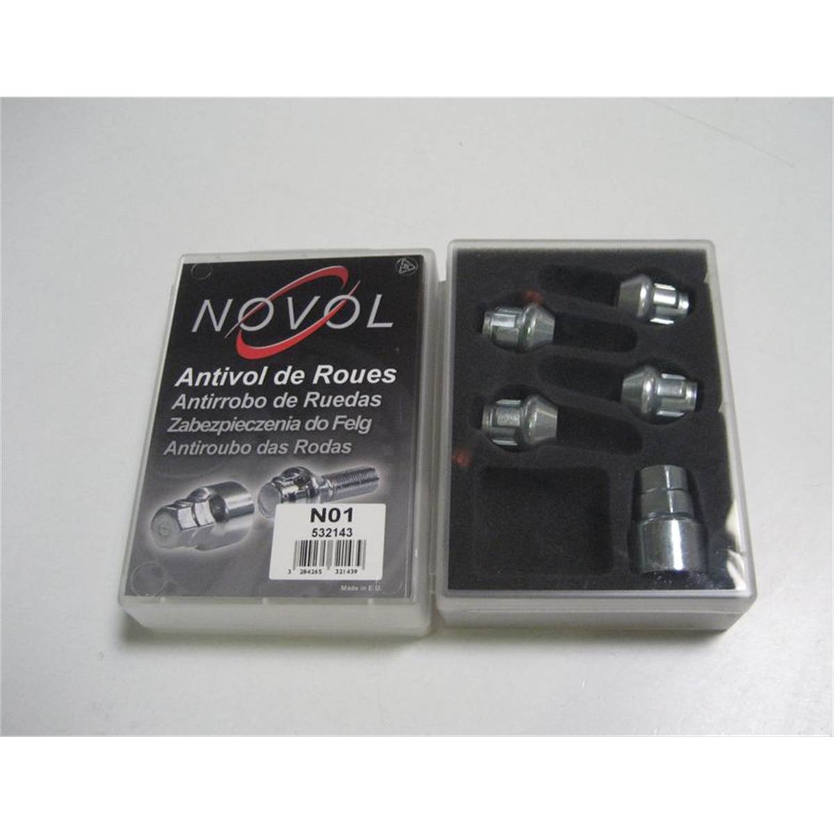 Ecrous Antivol De Roue Novol N01