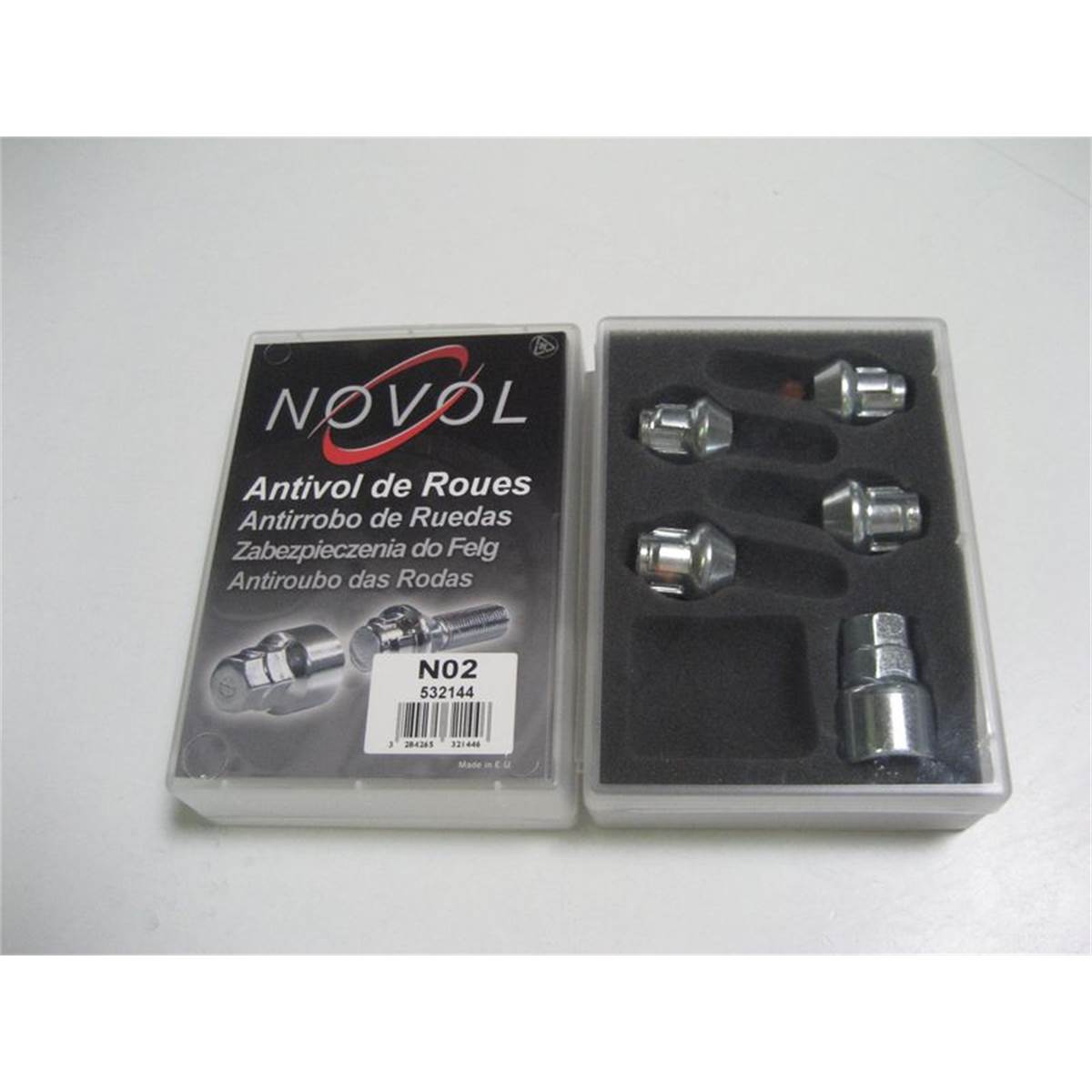 Ecrous Antivol De Roue Novol N02