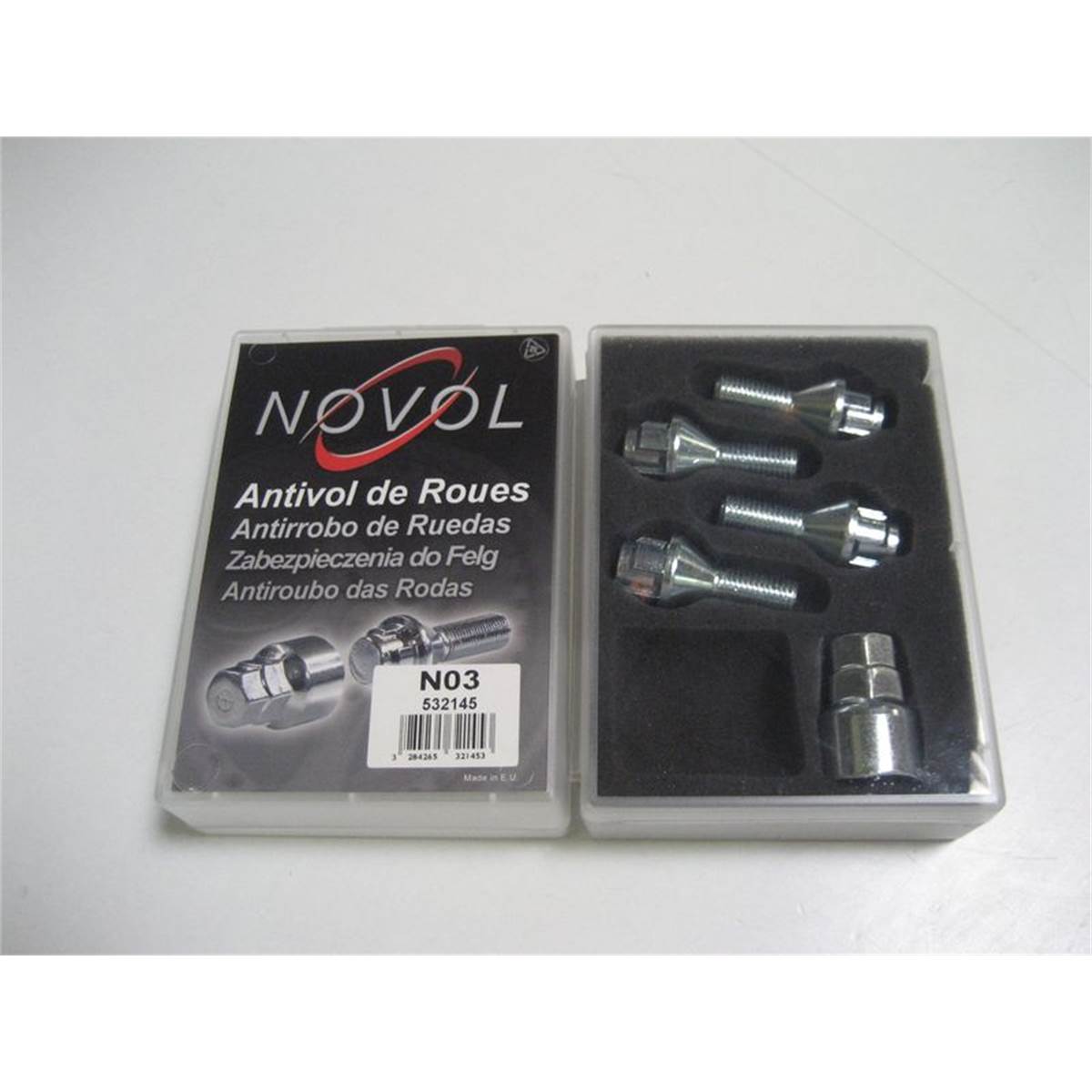 Ecrous Antivol De Roue Novol N03