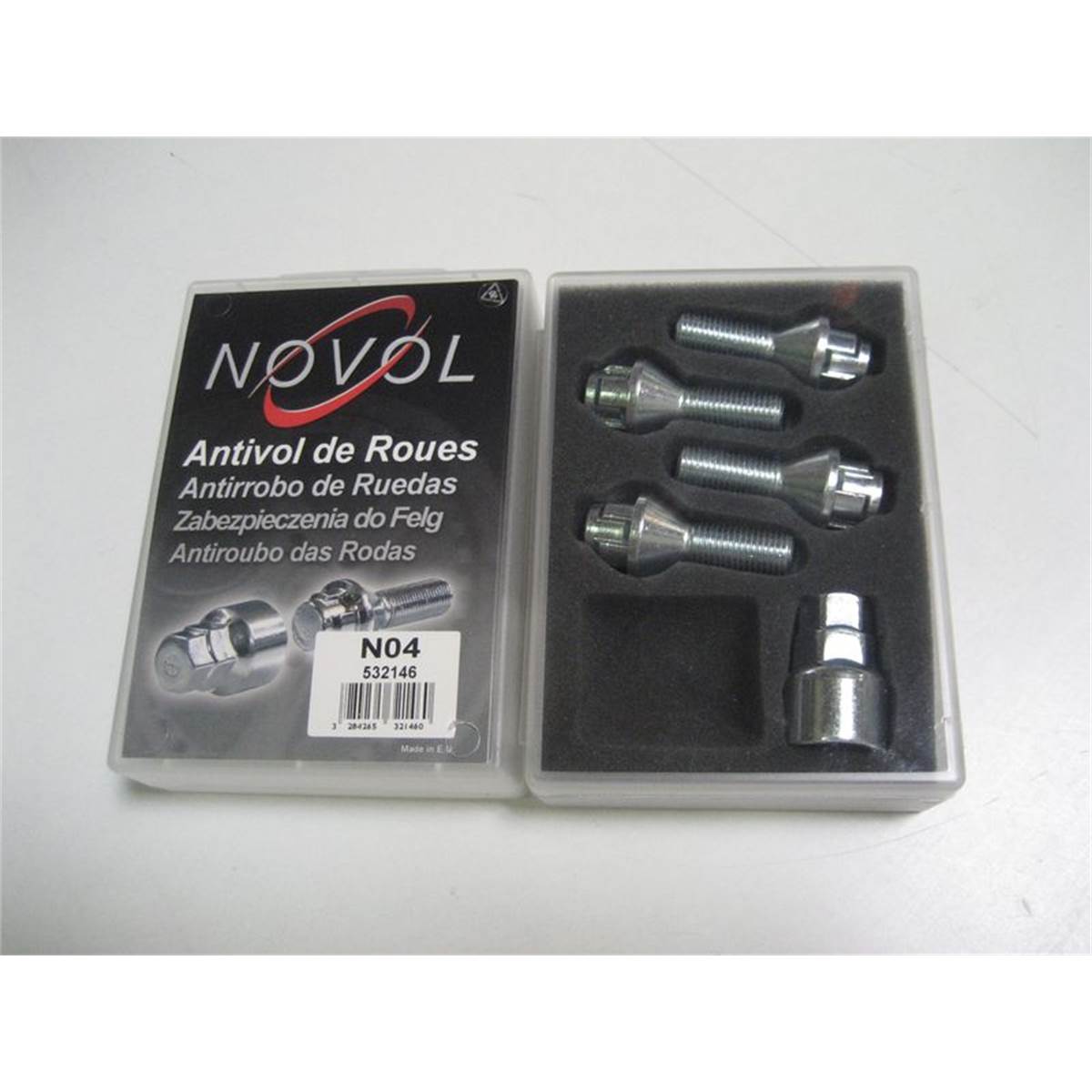 Ecrous Antivol De Roue Novol N04