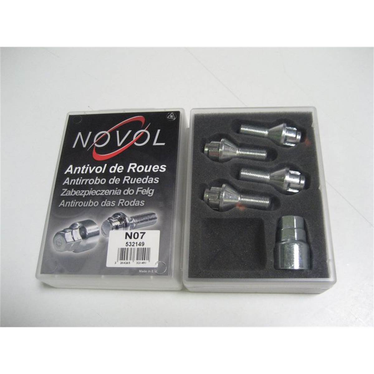 Ecrous Antivol De Roue Novol N07