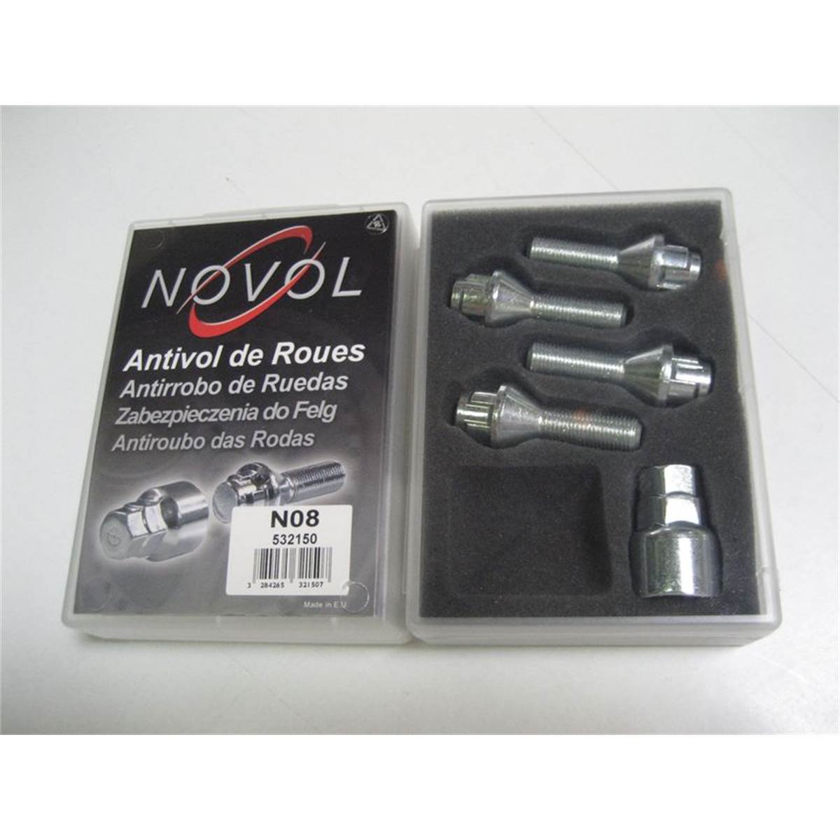 Ecrous Antivol De Roue Novol N08