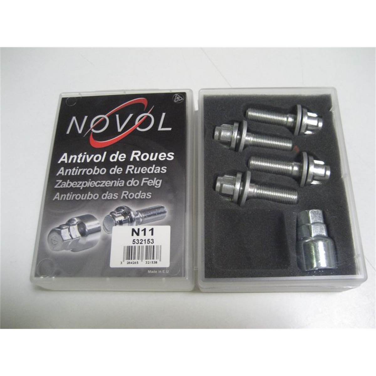 Ecrous Antivol De Roue Novol N11