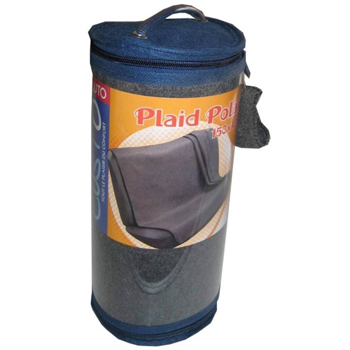 Plaid Polaire Fjord Gris