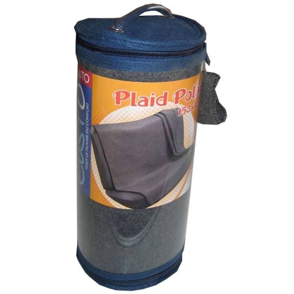 Plaid polaire FJORD gris