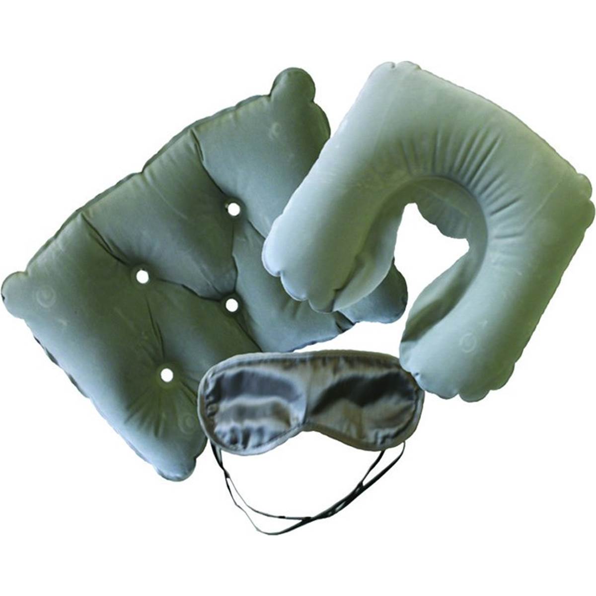 1 Cale Nuque Gonflable + 1 Coussin Gonflable + 1 Masque De Repos