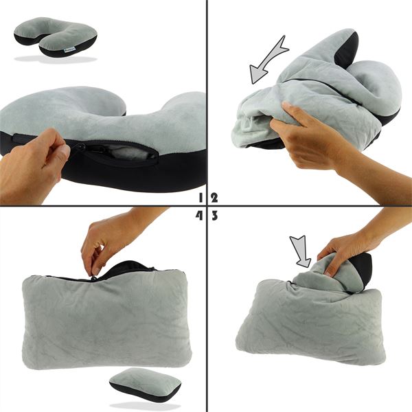 Lot De 2 Coussins De Nuque Voiture - Cuir Nappa, Sangle Réglable, Ergonomique, Noir, Pour Trajets Longs Et Confort