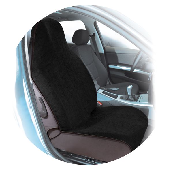Couvre siège serviette noir GTI SODIFAC