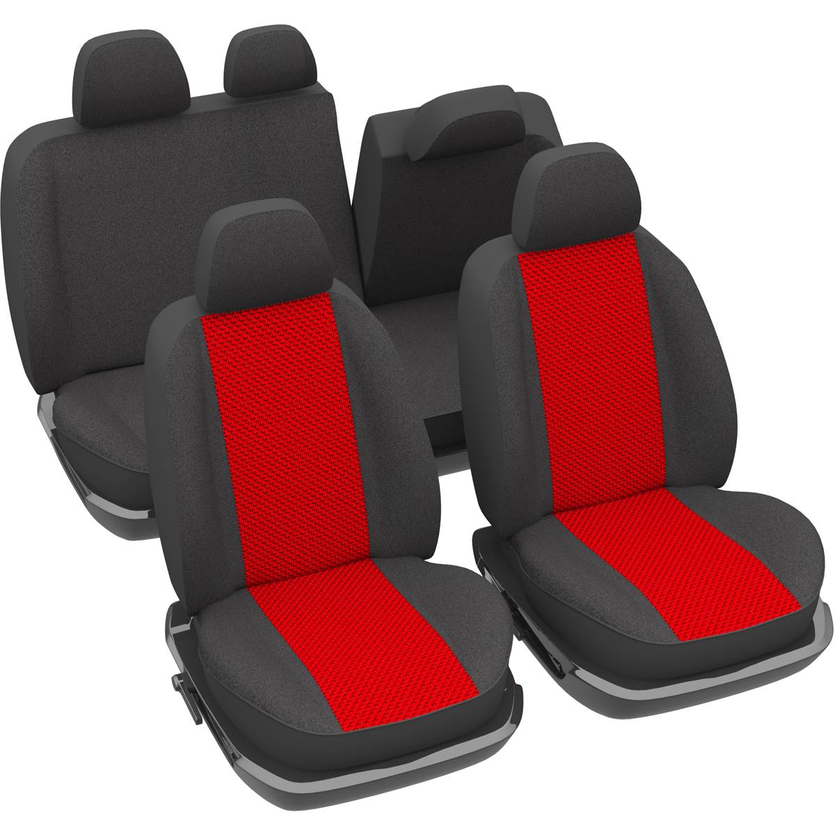 Housses De Sièges Universelles Varsovie Tu+ Rouge