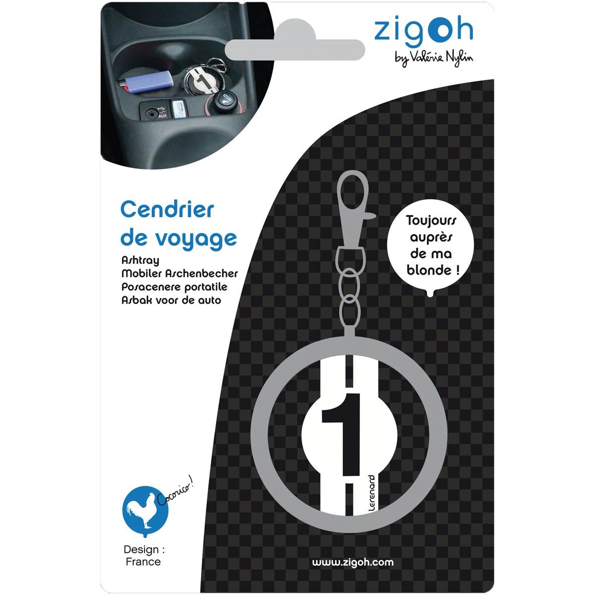 6 Cendriers De Voyage Race