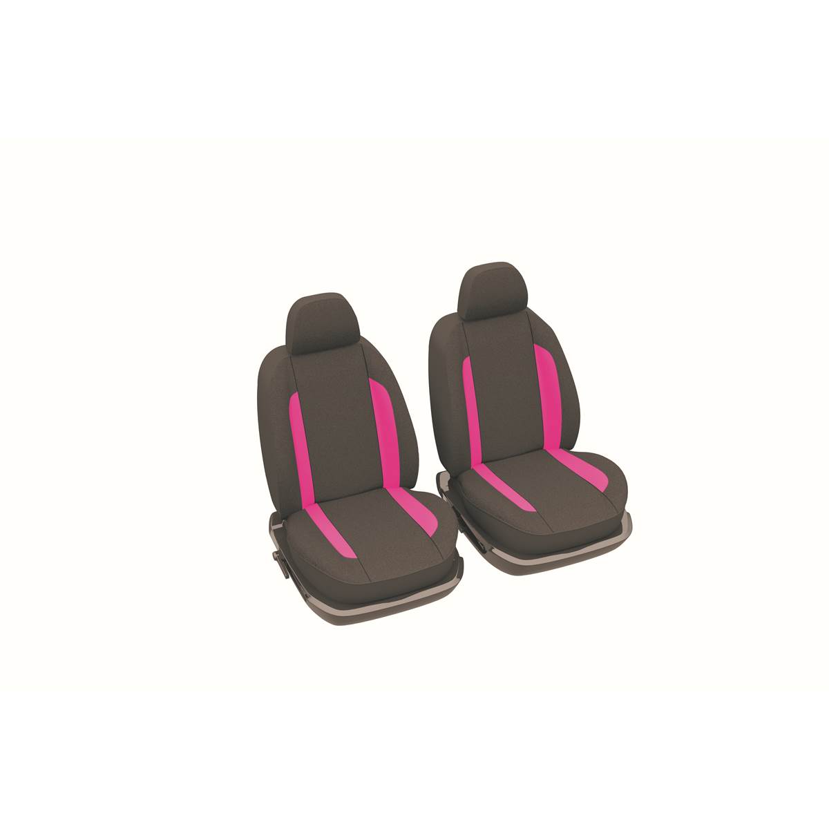 Jeu De 2 Housses De Siège Universelles Avant Fluo Rose