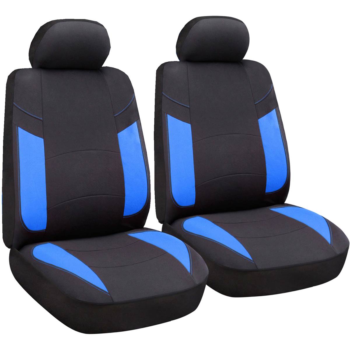 Housses De Siège Voiture Universelles Bristol Bleu Pour Sièges Avant