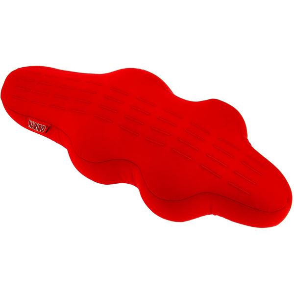 Coussin crocodile 2 en 1 Rouge Haribo