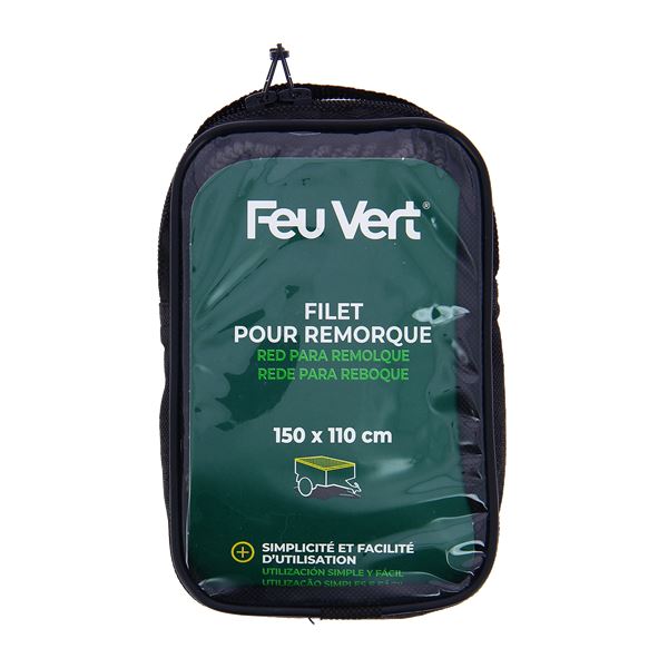 Filet de remorque 150 x 100 cm Feu Vert Premium