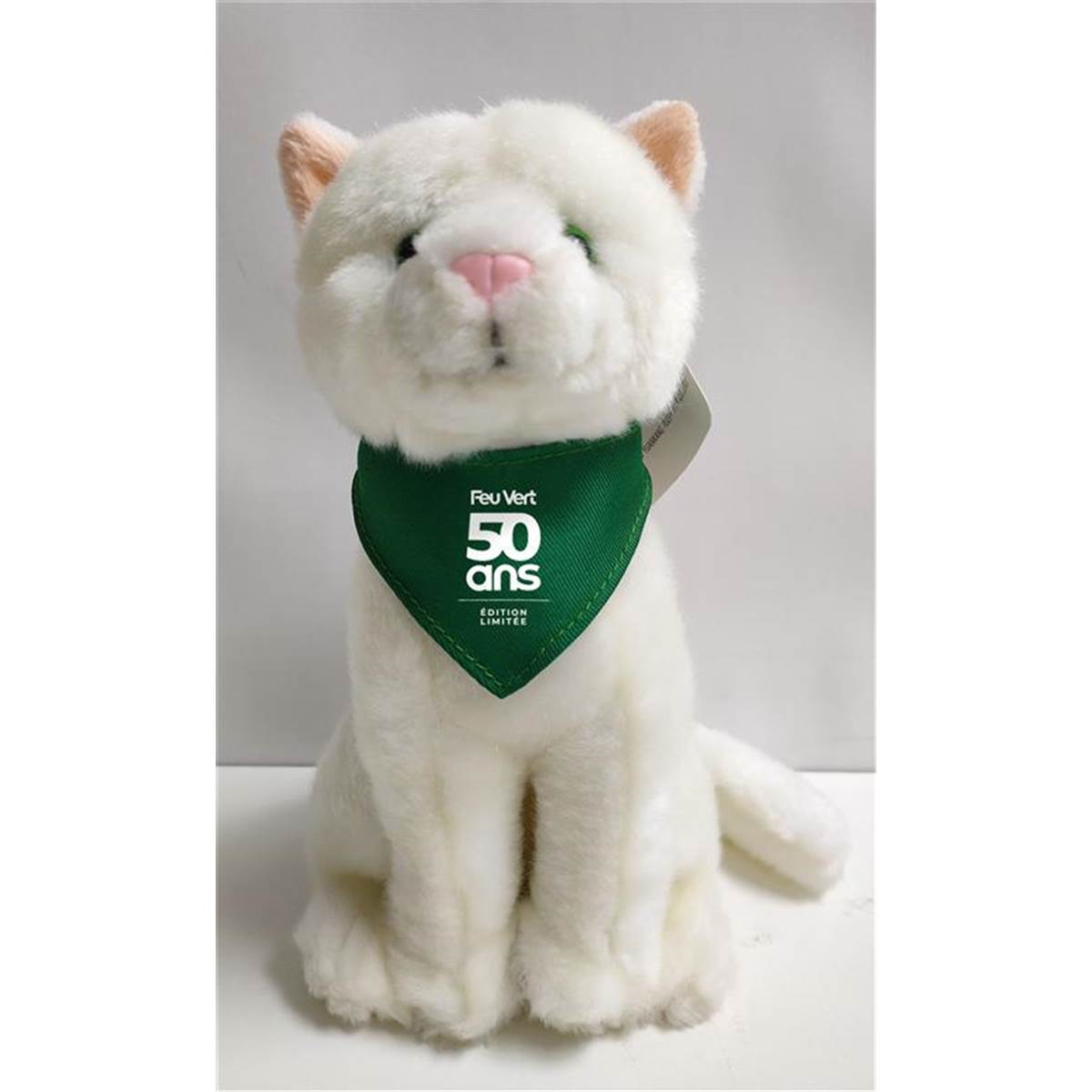 Peluche Chat Feu Vert Edition Limitee 50 Ans